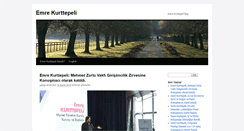 Desktop Screenshot of emrekurttepeli.net